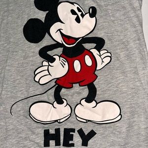 Disney Mickey Mouse Double Sided V Neck Top